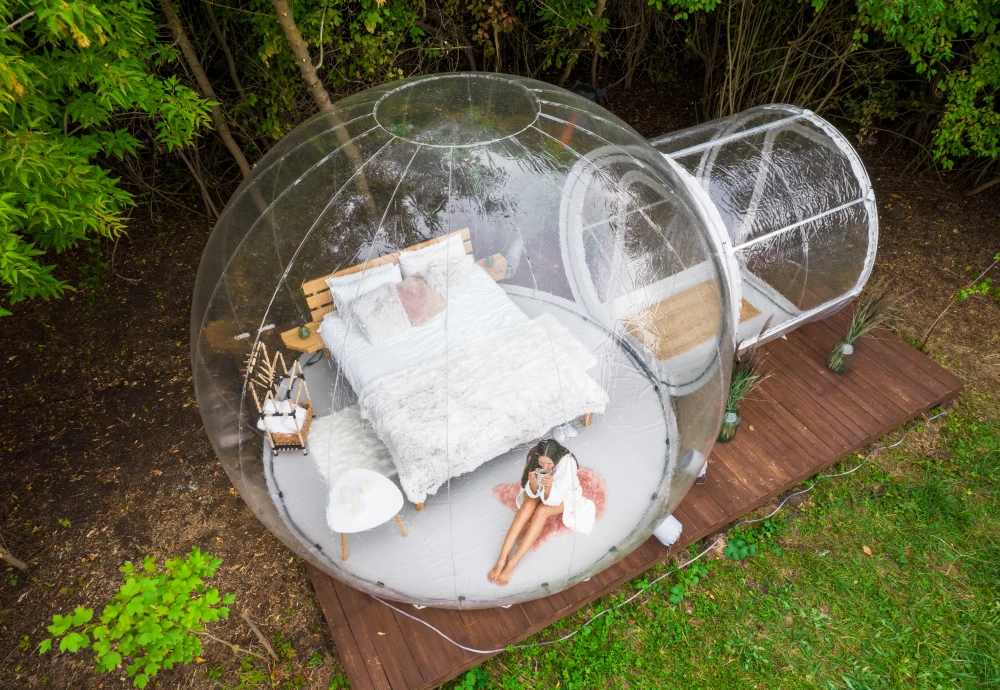 inflatable transparent bubble tent